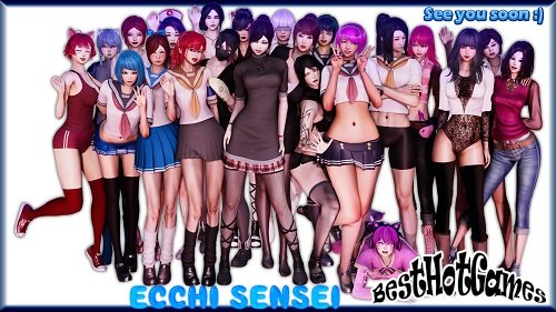 Ecchi Sensei [Day 20+21 Alpha] + Walkthrough + Gallery Mod + Character List + Dark Mind Patch