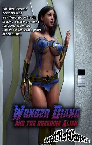 Wonder Diana and the Breeding Alien