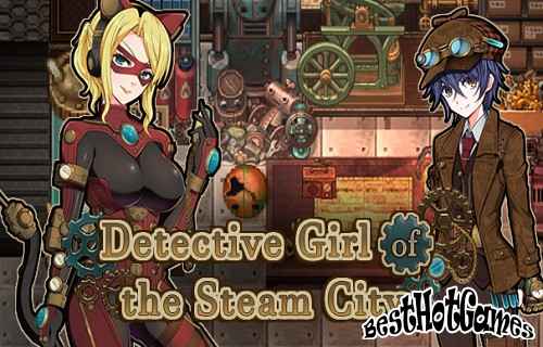 Detektiv Mädchen der Dampf Stadt